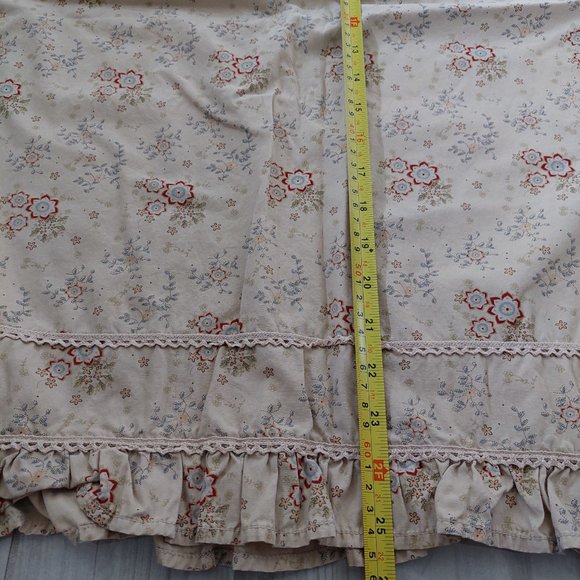 Jacob Annexe Chic Wild Floral Prairie Cotton French Style Skirt, Size 3/4 - Picture 5 of 5